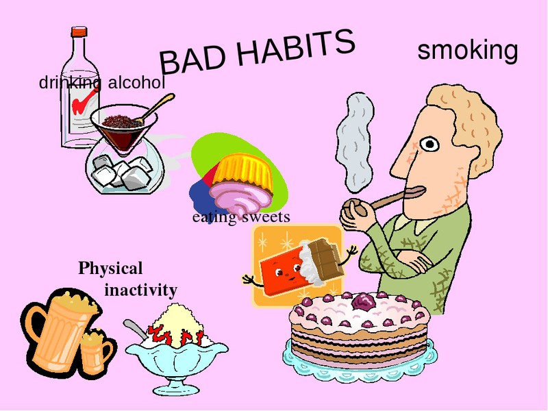 Bad habits перевод. Вредные привычки на английском. Хорошие и плохие привычки на английском. Плохие привычки на английском. Вредные и полезные привычки на английском.